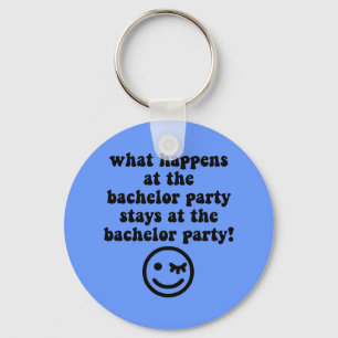 Bachelor party key ring