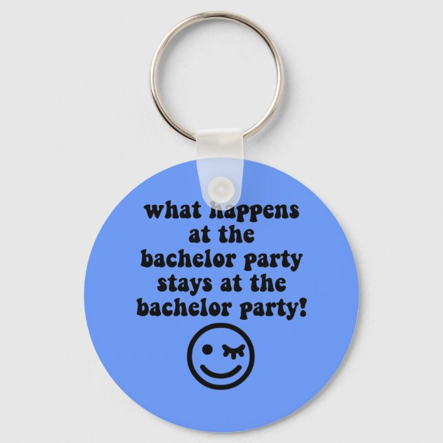 Bachelor party key ring (Front)