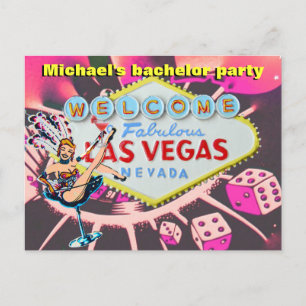 Bachelor Party Las Vegas Invite
