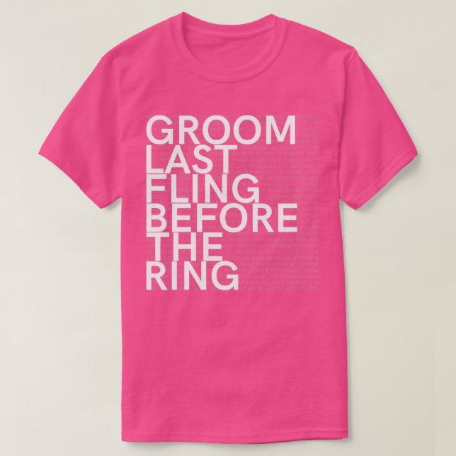 bachelor party men booze cruise gift 8 T-Shirt (Design Front)