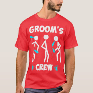 Bachelor Party Men Team Groom Wedding115 T-Shirt