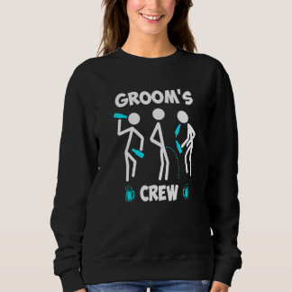 Bachelor party men team groom wedding  2 sweatshirt