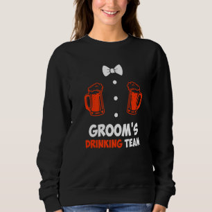 Bachelor party men team groom wedding 3 sweatshirt