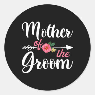 Bachelor Party Mother Of The Groom Shirts For Wome Classic Round Sticker
