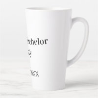 Bachelor party name date simple minimal best man