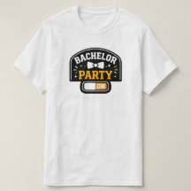 Bachelor Party On – Modern Unisex T‑Shirt