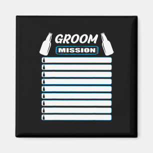 Bachelor Party Outfit With Checklist - Bachelor Pa Magnet