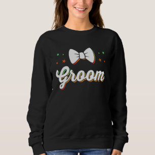 Bachelor Party Rainbow Lgbt Pride Boyfriend Bowtie Sweatshirt