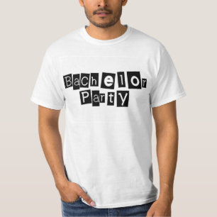 Bachelor Party (Sq Blk) T-Shirt