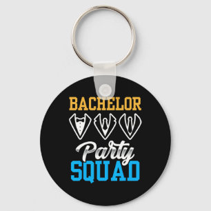 Bachelor Party Squad Bride Team Groom Key Ring