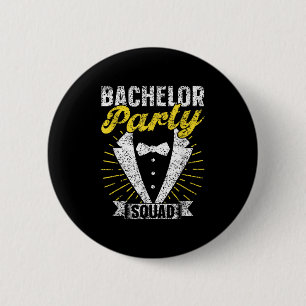 Bachelor Party Squad Groom Team Bride Bachelor  6 Cm Round Badge