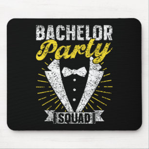 Bachelor Party Squad Groom Team Bride Bachelor  Mouse Mat