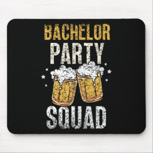 Bachelor Party Squad Groom Team Bride  Mouse Mat