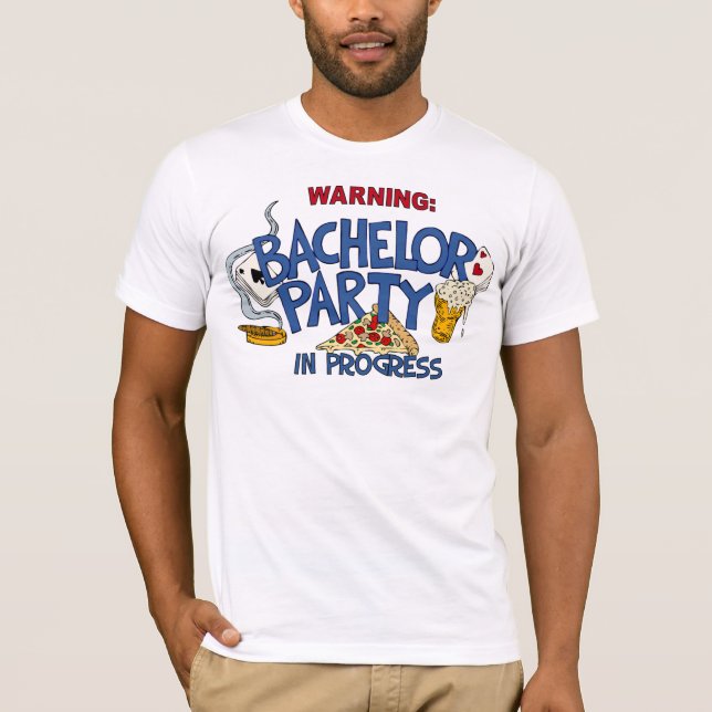 Bachelor Party t-shirt (Front)