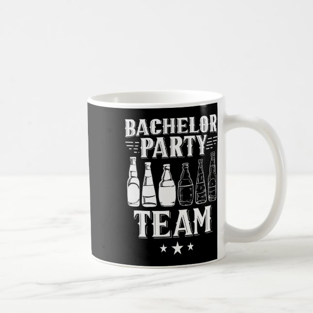 Bachelor Party Team Groom Bride 1  Coffee Mug (Right)