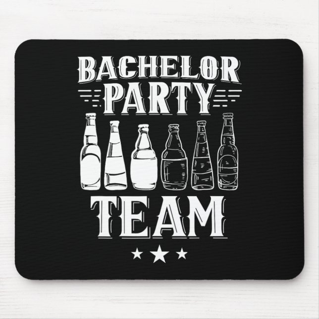 Bachelor Party Team Groom Bride 4  Mouse Mat (Front)