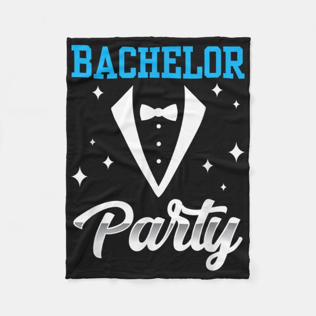 Bachelor Party Team Groom Bride _5  Fleece Blanket (Front)