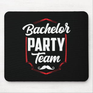 Bachelor Party Team Groom Bride Mouse Mat