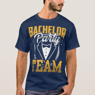 Bachelor Party Team Groom Bride Premium  T-Shirt