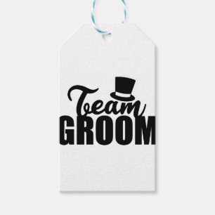 Bachelor Party Team Groom Top Hat - Gift Idea Tags