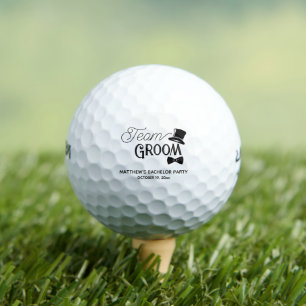 Bachelor Party Team Groom Wedding Favour Golf Balls