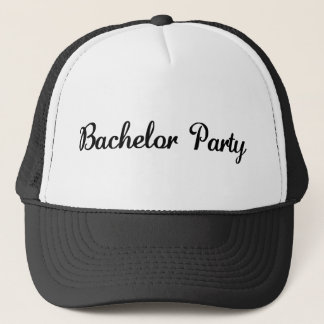 Bachelor party trucker hat