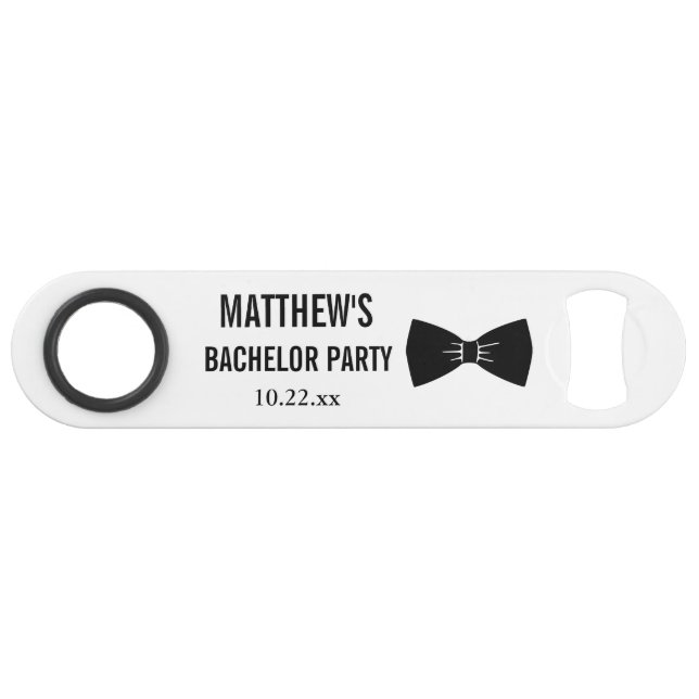Bachelor Party Tuxedo Bow Tie Wedding Favour (Front (Horizontal))