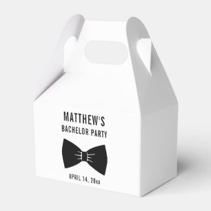 Bachelor Party Tuxedo Bow Tie Wedding Favour Box