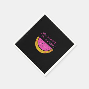 Bachelor Party Tuxedo Tie Black Paper Napkins