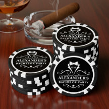 Bachelor Party Tuxedo Tie Black