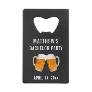 Bachelor Party Wedding Favour Beer Cheers