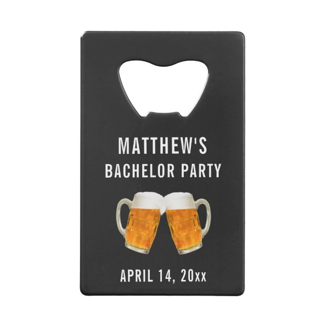 Bachelor Party Wedding Favour Beer Cheers (Front)