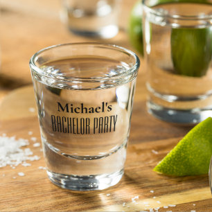 Bachelor Party Wedding Favour Groom Shot Glass