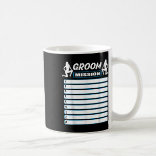 Bachelor Party With Checklist - Tasks For The Groo Coffee Mug
