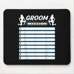 Bachelor Party With Checklist - Tasks For The Groo Mouse Mat