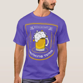 Bachelor party with Glass of Beer T-Shirt