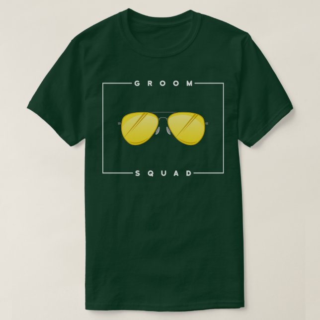 Bachelor Party with Glasses T-Shirt (Design Front)