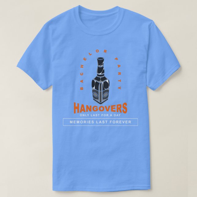 Bachelor Party with Style T-Shirt (Design Front)