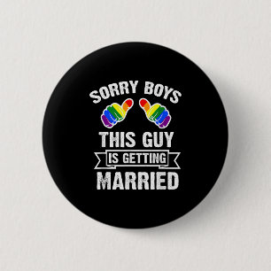 Bachelor Shirt Party Lgbt Gay Pride Groom Bride  6 Cm Round Badge