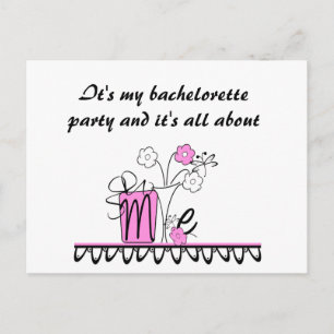 Bachelorette All About Me Postcard