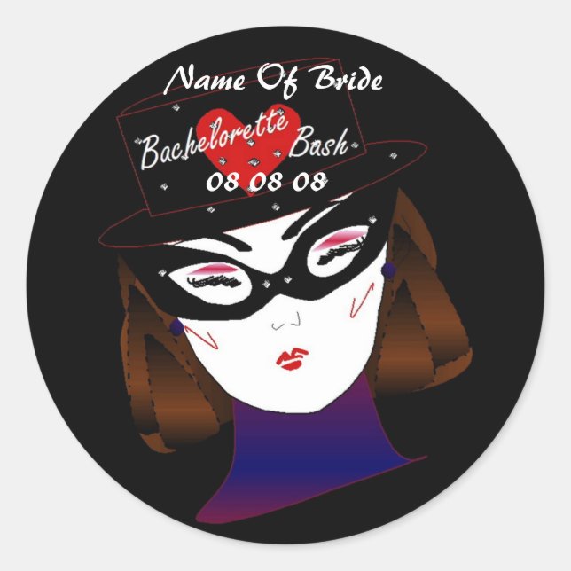 "Bachelorette Bash I" Sticker - Customisable (Front)