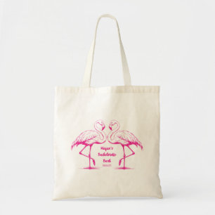 Bachelorette Beach Bag with Flamingos