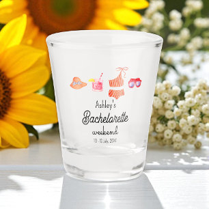 Bachelorette Beach Bikini Weekend Shot Glass