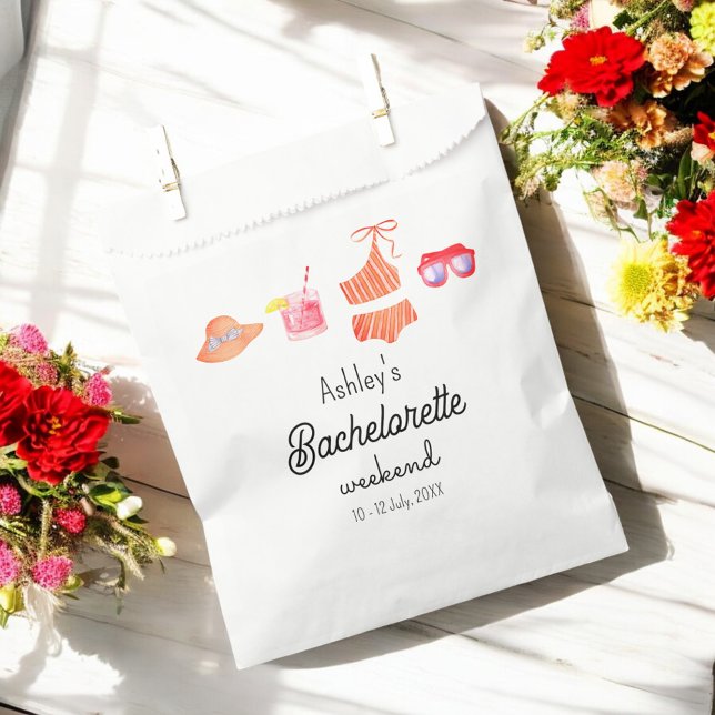 Bachelorette Beach Weekend Bikini Pool Party Favour Bags (Creator Uploaded)