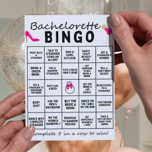 Bachelorette Bingo Programme