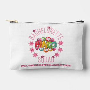 BACHELORETTE BINGO SQUAD Custom Western Coquette Accessory Pouch