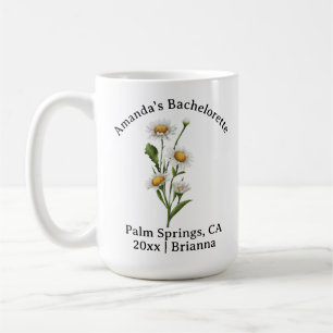Bachelorette Birth Month Flower April Daisy Coffee Mug
