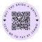 Bachelorette Buy The Bride A Drink Purple QR Code