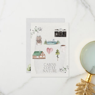 Bachelorette Camping Glamping Trip Thank You Card