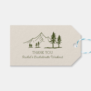 Bachelorette Camping Weekend Personalised Gift Tags
